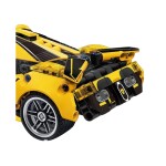 Mamido Stavebnice sportovní auto 422 dílků žluté