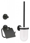 GROHE - QuickFix Start Set doplňků pro toaletu 3 v 1, matná černá 412042430