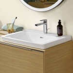 VILLEROY & BOCH - Subway 3.0 Umyvadlo nábytkové 55x44 cm, s přepadem, otvor pro baterii, CeramicPlus, Stone White 4A70F4RW