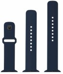 FIXED Set silikonových řemínků Silicone Sporty Strap pro Apple Watch 42/44/45mm modrý (FIXSST2-434-BL)