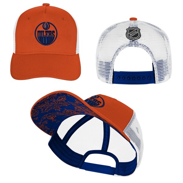 Outerstuff Dětská Kšiltovka Edmonton Oilers Lifestyle Snapback Trucker