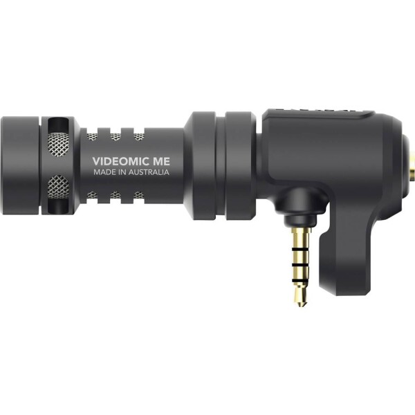 RODE Microphones VIDEOMIC ME řečnický mikrofon Druh přenosu:Direkt vč. ochrany proti větru Mikrofon TRRS (konektor jack 3,5 mm) Direkt