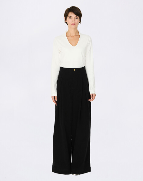 SKFK Basabe-GOTS Trouser 02N Black 40