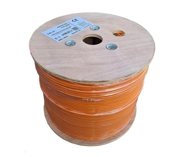 UTP kabel LEXI-Net Cat5E, drát, LS0H (B2ca s1a,d0,a1), oranžový, 500m, cívka EDF_10102797