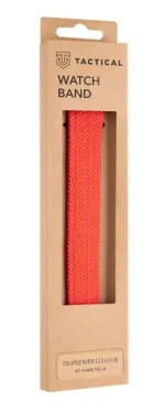 Tactical 778 Pletený Převlékací Řemínek pro Watch 42 44mm vel. M červená (8596311138416)