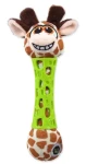BEFUN Hračka pro psy Žirafa / Plyš, TPR guma / 17 cm / Zelená / Pro štěňata (414-10503)
