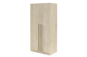 Šatní skříň Braga BR3 Barva korpusu: Dub Cremona, Úchytky: Plastové - základní