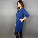 HOSH Dámské šaty Caspia Velikost: UNI, Barva: Modrá