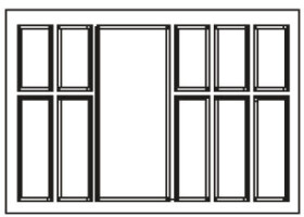 Agoform příborník Classico 800 barva: bílá