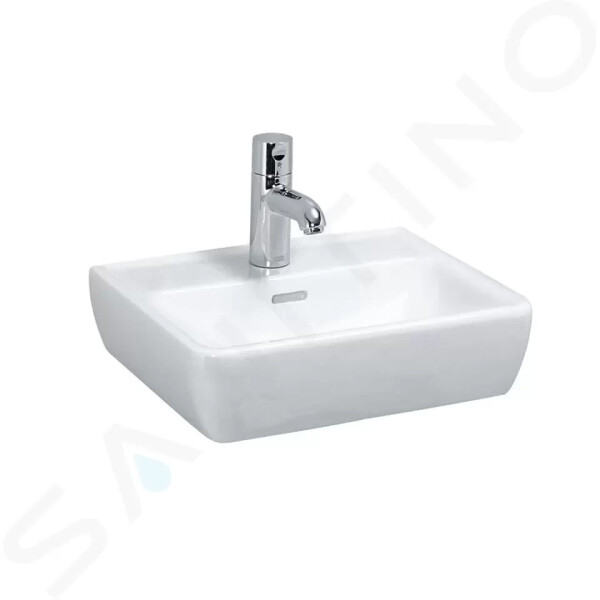 Laufen - Pro Umývátko, 450x340 mm, 1 otvor pro baterii, s LCC, bílá H8119514001041