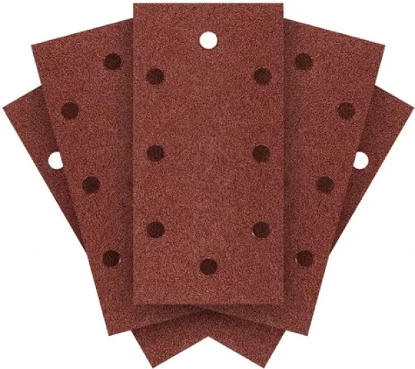 Graphite Brusný papír na suchý zip 93x185 mm P60 / Brusný papír / Zrnitost P60 / 8 otvorů / 5 ks