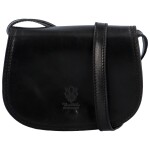 Dámská kožená crossbody taška Luren, černá