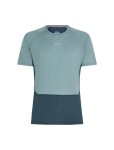 Pánské merino tričko s krátkým rukávem ICEBREAKER Mens 125 ZoneKnit SS Crewe, Abyss/Blue Ash velikost: L