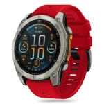 Tech-Protect Silicone Line červená / Řemínek pro Garmin Fenix / 5X/5X Plus/6X/6X Pro/7X/8 (51 mm) / Silikon