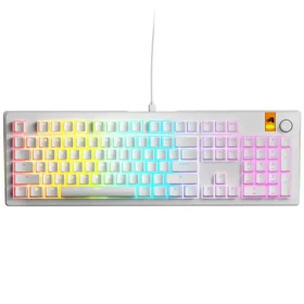 Glorious GMMK 3 HE 100% - Fox HE ANSI bílá / herní 100% / USB-C / ANSI (US) layout / Fox HE / RGB / 1.4m (GLO-KB-GMMK3-100-PB-HE-W-WHT-US)