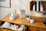 Räder Porcelánový svícen Poetry Beautiful Hours, bílá barva, porcelán