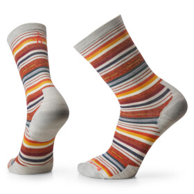 Unisex merino městské ponožky SMARTWOOL Everyday Margarita Crew Socks, Ash velikost: 34-37 (S)