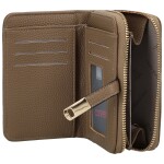 Stylová dámská koženková peněženka Coveri Anya, tmavě béžová