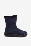 Dámské vysoké zateplené sněhule Navy Blue Luxina 38