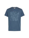 Pánské merino triko krátký rukáv ICEBREAKER Mens Merino 150 Tech Lite SS Tee Great Heights, Dawn velikost: L