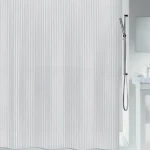 Spirella TWILL sprchový závěs 120 x 200 cm bílý / PEVA (7610583058430)