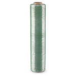 6 x Stretch fólie šířka 450mm, délka 300m, z 80% recyklovaná, zelená, průhledná, tloušťka 20µm | RAJA
