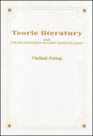 Teorie literatury aneb Několik praktických slovníčků literárních pojmů