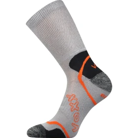 VOXX Ponožky sportovní METEOR s jemným lemem SVĚTLE ŠEDÉ 43-46 110967