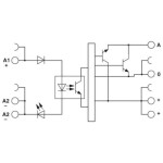 Elektronický přepínací kontakt MICROOPTO Weidmüller MOS 24VDC/5-48VDC 0,5A, Vstupní signál 5 - 48 V/DC / 500 mA mA, 1 ks