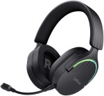 Trust GXT491 FAYZO Gaming Sluchátka Over Ear Bluetooth® Virtual Surround černá Surround-Sound, Vypnutí zvuku mikrofonu,