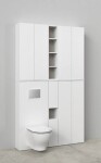 CERSANIT - Horní skříňka s dvířky pro WC rám, cashmere FSC MIX70% SGSCH-COC-007574 S1026-053
