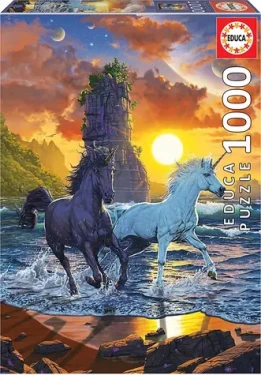 EDUCA Puzzle Jednorožci na pláži