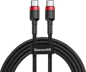 Baseus CATKLF-H91 kabel USB-C na USB-C černo-červená / 2 m (CATKLF-H91)