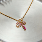 ELENYS Blush – pozlacený náhrdelník 18K žluté zlato Délka náhrdelníku: 40+5 cm / max. 45 cm