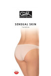 Dámské kalhotky Gatta 41645 Tanga Sensual Skin černá XL