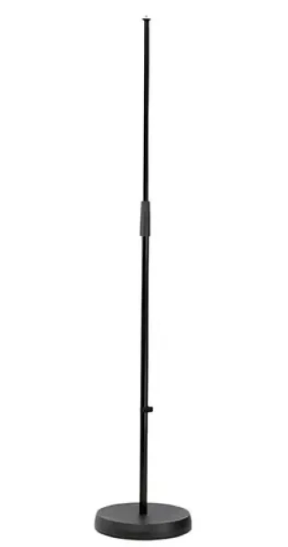 Mikrofonní stojan výsuvný / Stojan pro mikrofon / 2-dílný / litinová základna O 250 mm / výška 87–156,5 cm (260)