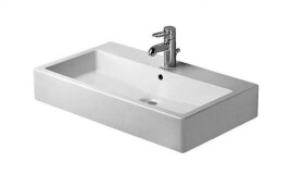 DURAVIT - Vero Umyvadlo 80x47 cm, s přepadem, s otvorem pro baterii, bílá 0454800000