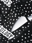 Cyklokraťasy CYCOLOGY Polka Dot, černé, dámské (Motiv Polka Dot, velikost XXL)