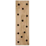 Ib Laursen Dřevěný svícen Board Unique 50 cm, přírodní barva, dřevo