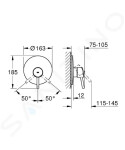 GROHE - Concetto Sprchová baterie pod omítku, chrom 19345001