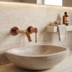 REA - Podomítková vanová baterie Venti Copper REA-B9640