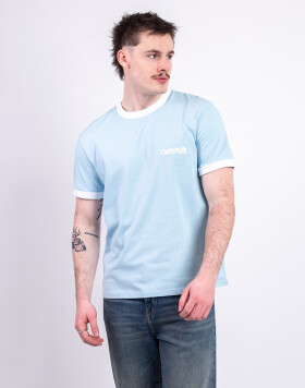 Tričko Carhartt WIP S/S Ip Ringer T-Shirt Icaria/White/White