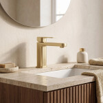 REA - Umyvadlová baterie Arlo Brush Gold REA-B0976