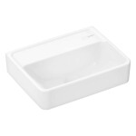 HANSGROHE - Xanuia Q Umývátko 45x34 cm, bez přepadu, bez otvoru pro baterii, bílá 60231450