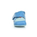 Affenzahn Leather Crawly Shark Blue capáčky