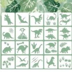 Stencil Stencily Dinosauři (20 ks)