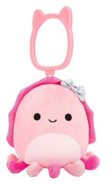 Squishmallows Klíčenka Růžová sépie - Auggie