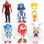 Figurky na dort 6ks ježek Sonic 12cm - Cakesicq