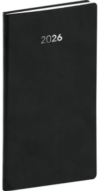 NOTIQUE Kapesní diář Balakon 2026 černý / 9 x 15.5 cm (PGD-KAPBA-6120)