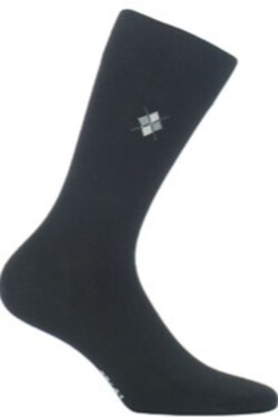 PÁNSKÉ VZOROVANÉ PONOŽKY W94.J01 hnědá 45/47